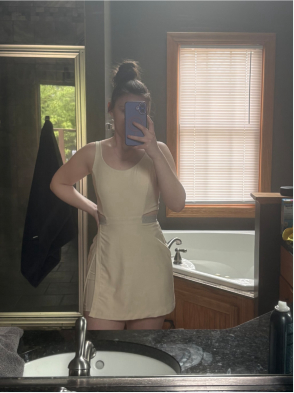 OutdoorVoices Cutout Tennis Dress with Built In Shorts